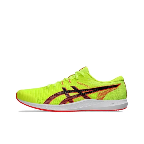 Asics HYPER RACER Беговые кроссовки Низкий Топ Безопасность Желтый/Черный Мужской