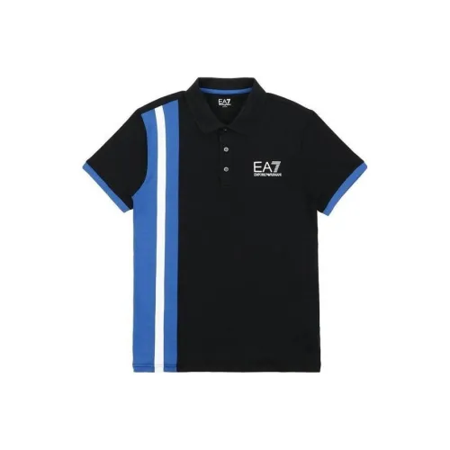 EMPORIO ARMANI EA7 Поло Мужское Черное