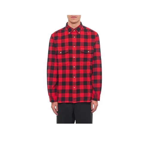 WOOLRICH Red Men's Shirts WOOLRICH Красные Мужские Рубашки