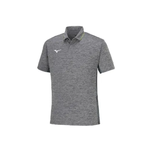 Mizuno Серый Унисекс Поло