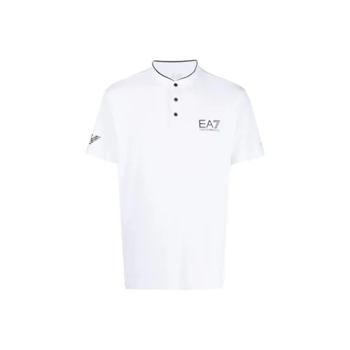 EMPORIO ARMANI EA7 SS23 Поло Мужское Белое