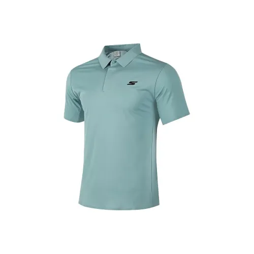 Skechers Поло Мужское Sapphire Blue