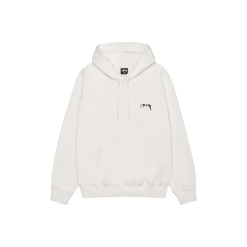 Stussy FW24 Гладкий STOCK Толстовка ПИГМЕНТ Окрашенный Свитшот Унисекс