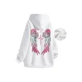 Бело-розовый, флисовая подкладка