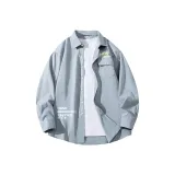 Светло-синий, с длинным рукавом