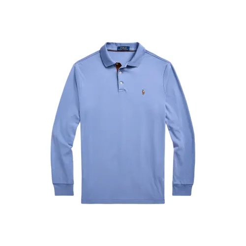 Polo Ralph Lauren FW24 Мужское поло небесно-голубого цвета