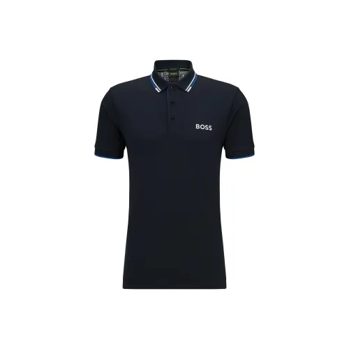 Hugo Boss Поло Мужское Темно-синий