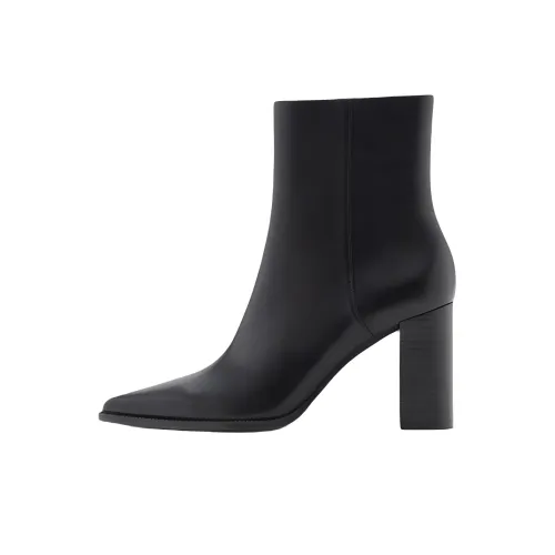 MANGO Botines 8 см Женские Черные