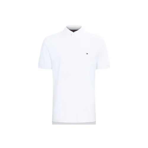 Tommy Hilfiger Короткий рукав Polo Мужской Белый