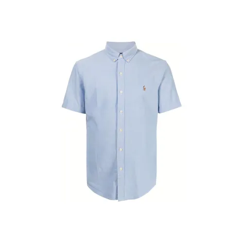 Polo Ralph Lauren SS22 Рубашка Мужская Синяя