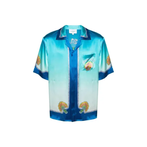 CASABLANCA Blue Men's Shirts  
CASABLANCA Синий Мужские Рубашки