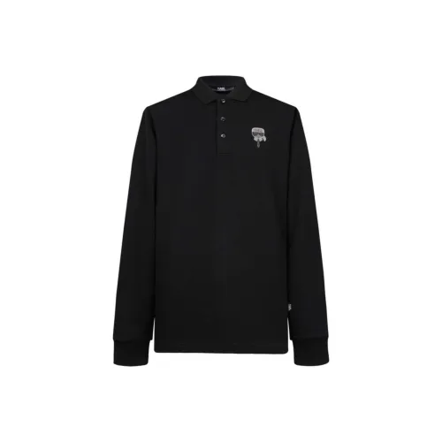 KARL LAGERFELD / Karl Lagerfeld Jeans Черное Мужское Поло