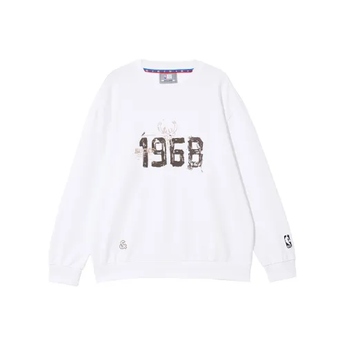 JACK JONES· x NBA Свитшот Мужской Натуральный Белый