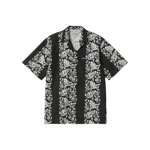 Carhartt WIP SS24 S S Floral Рубашка Мужская Черная