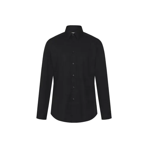 LESS IS MORE Черный 24CXC9021S Мужская Рубашка