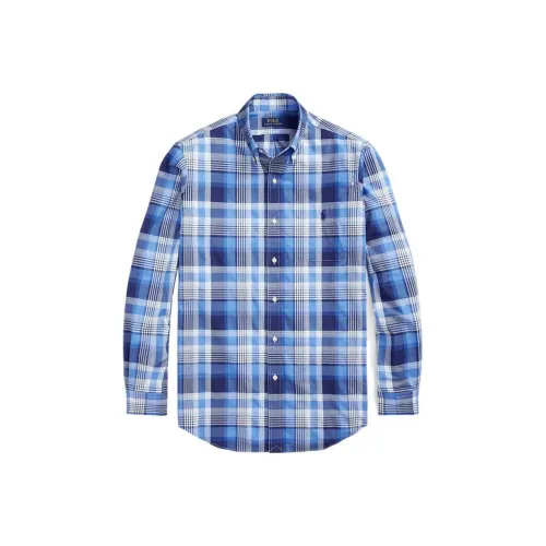 Polo Ralph Lauren SS22 Рубашка Мужская Синяя