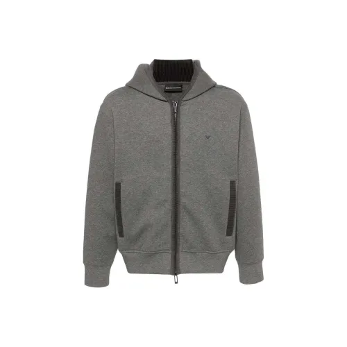 EMPORIO ARMANI FW24 Свитшот Мужской Средний Серый