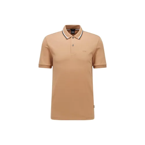 Hugo Boss SS23 Polo Мужское Бежевое