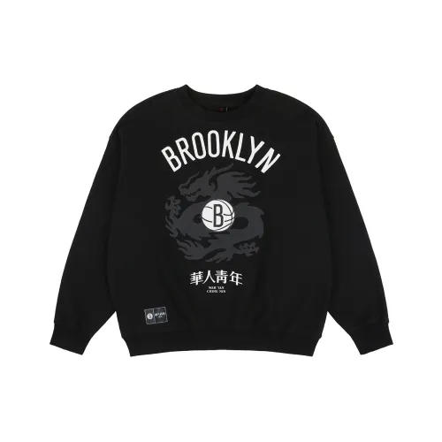 OCCUPY Китайский Юность X Brooklyn Nets Co Бренд Модель Толстовка Мужской Черный