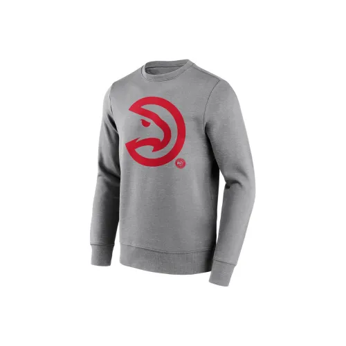 NBA Atlanta Hawks Fanatics MONO Логотип CREW SWEATSHIRT Мужской Серый