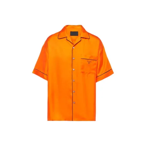 PRADA Orange Мужские Рубашки