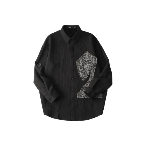 Pin Li Мужские Черные Рубашки
