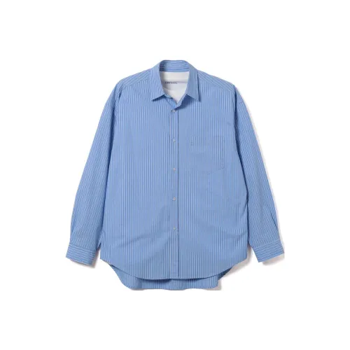 Beams Саксонский синий Унисекс Рубашки