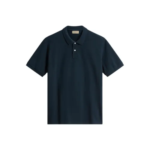 WOOLRICH Melton Синий Мужское Поло