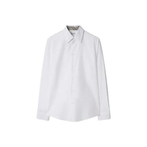 Burberry FW24 Рубашка Мужская Белая