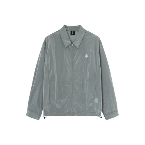 Volcom SS24 Рубашка Мужская Светло-Серый