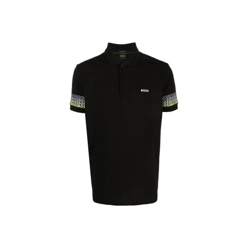 Hugo Boss Мужская черная поло