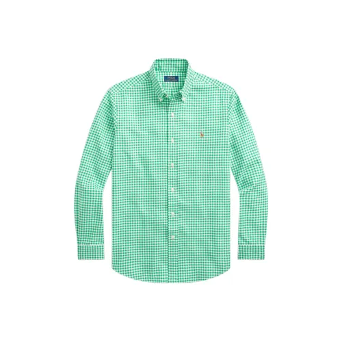 Polo Ralph Lauren SS23 Рубашка Мужская Зеленая