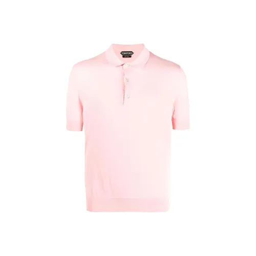 TOM FORD Мужская Поло Розовая