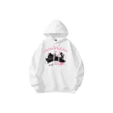 Белый, с капюшоном