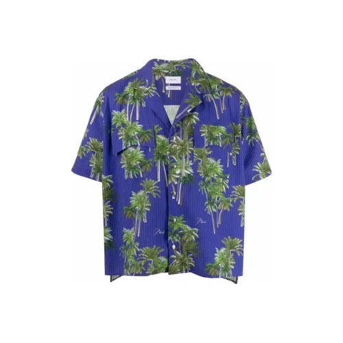 RHUDE Мужские Синие Рубашки