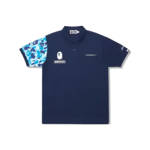 A BATHING APE Blue Men's Polo