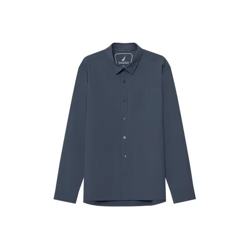 Nautica White Sail Рубашка Мужская Azure Синий