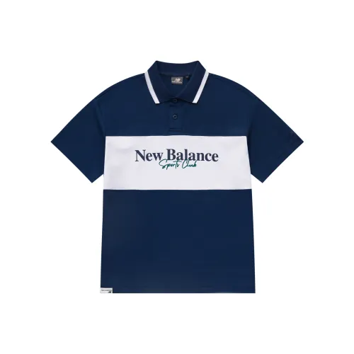 New Balance совместное брендирование Синий Мужской Поло