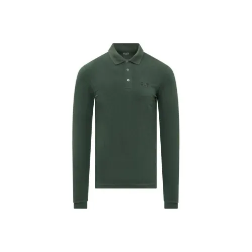 EMPORIO ARMANI EA7 Поло Мужское Зеленое