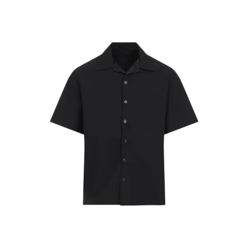 PRADA Мужские Черные Рубашки