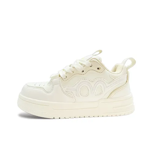 ITGI Slip-resistant Abrasion-resistant Low-top Skateboard Shoes Unisex Ecru ITGI Противоскользящие Аbrasion-resistant Низкие Кеды для скейтбординга Унисекс Экрю