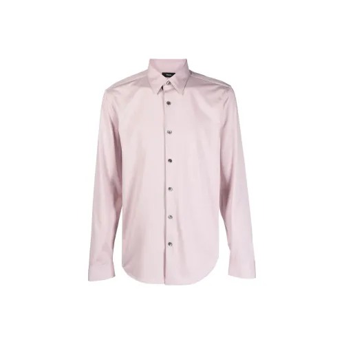 THEORY Розовые Мужские Рубашки