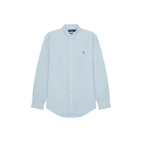 Polo Ralph Lauren Рубашка Мужская Светло-Синяя