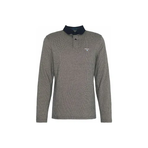 BARBOUR Черный Серый Цвет Мужская Поло