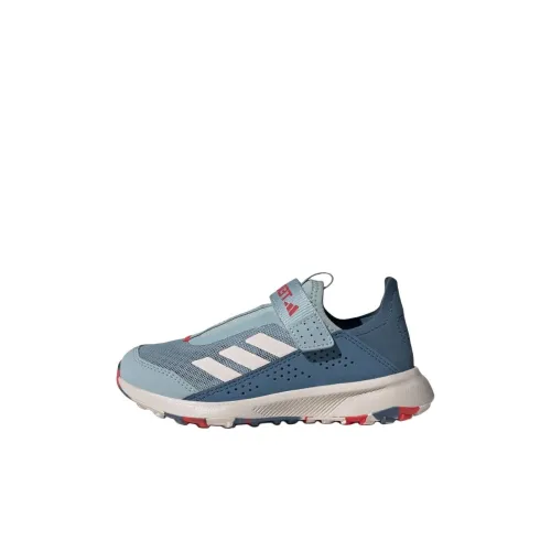 Adidas VOYAGER 21 Противоскользящий Устойчивый к истиранию Низкий Топ Детская Туристическая Обувь Серый Детский