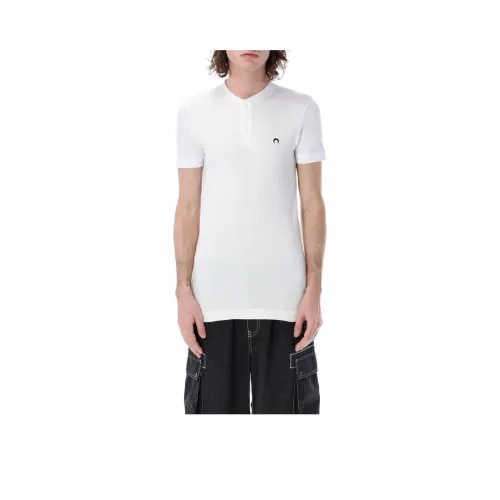 Marine Serre Белая Мужская Поло