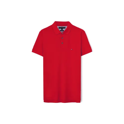 Tommy Hilfiger 1985 Series Темно-красный XLG Мужская Поло