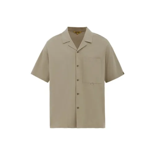 Кошка Светлый хаки Унисекс Рубашки