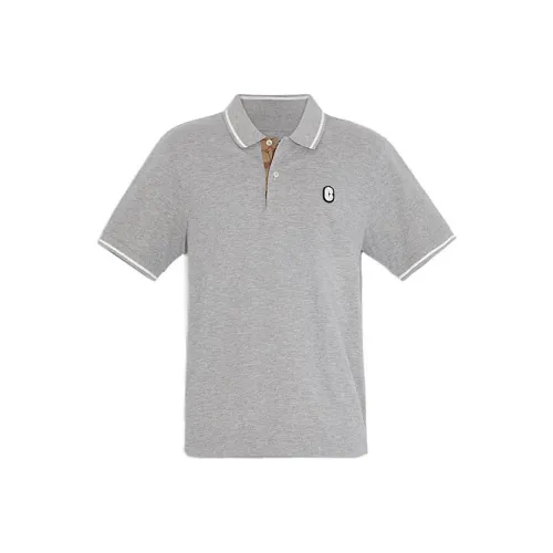 COACH FW22 Поло Мужское Фотиния Серый