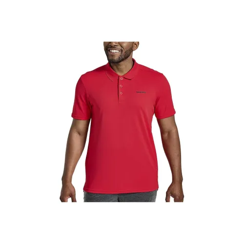 Saucony Red Men's Polo